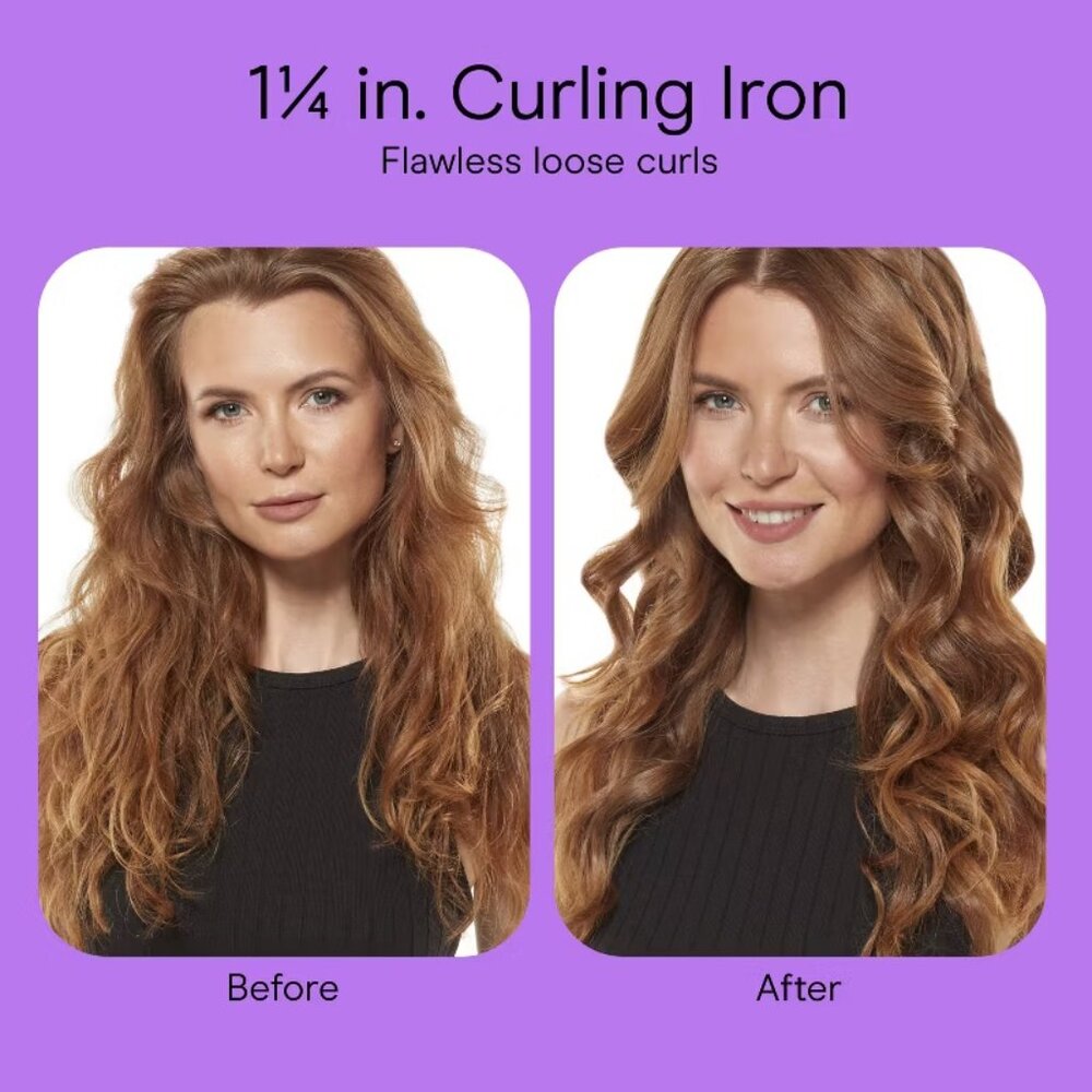 HAUTENESS 2inONE Digital Rose Gold Titanium Straightener Purple - Picture 4 of 7